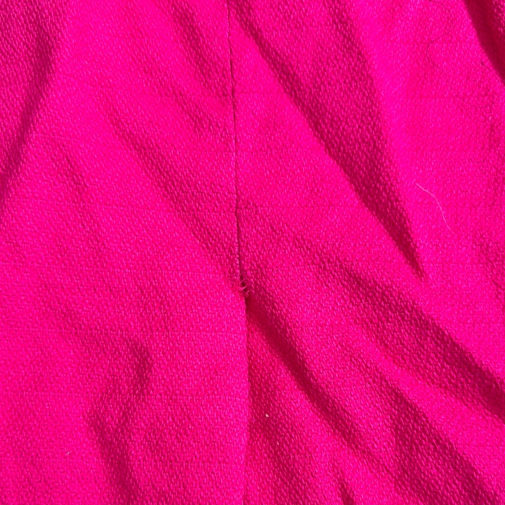 Hot Pink Sheath Dress With Lace Paneling Antonio Melani Size 4 - Picture 6 of 9